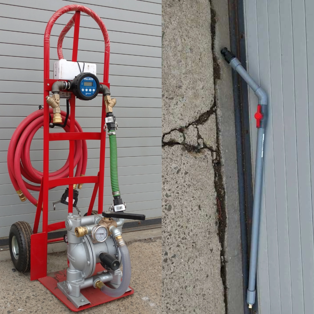 Tire Ballast Pump and Spray Wand